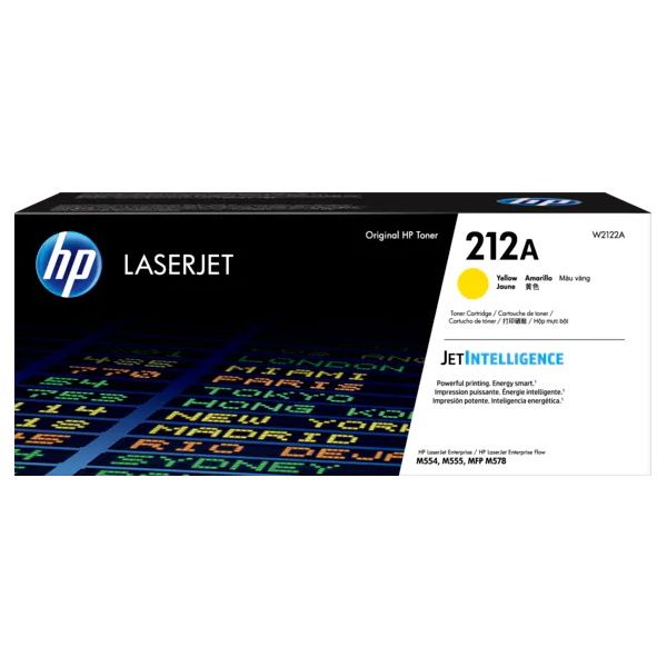 HP W2122A Amarillo Toner Original - 212A