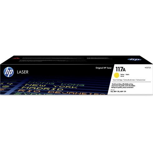 HP W2072A Amarillo Toner Original - 117A