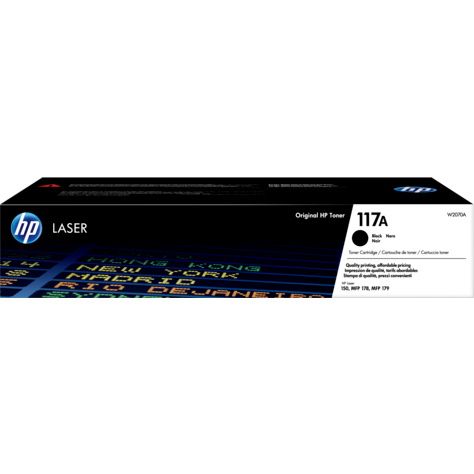 HP W2070A Negro Toner Original - 117A