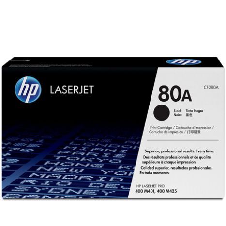 HEWLETT PACKARD TONER LASER NEGRO 80A