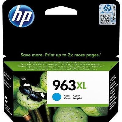 HP 963XL Cyan Cartucho Tinta Original - 3JA27AE