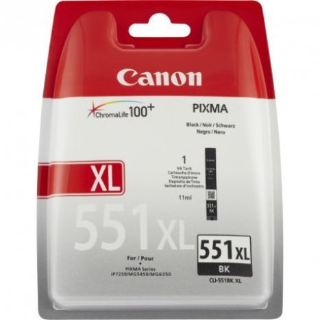 CANON CARTUCHO INYECCION TINTA NEGRO CLI-551XL 11ML MG/5450/