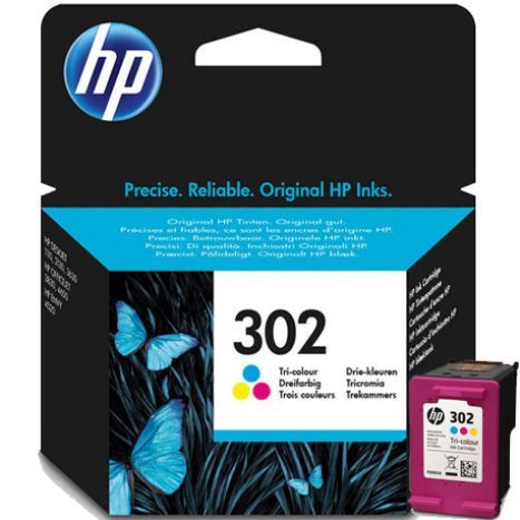 CARTUCHO TINTA ORIGINAL HP302 TRICOLOR