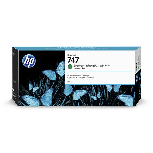 HP 747 Verde Cartucho Tinta Original - P2V84A