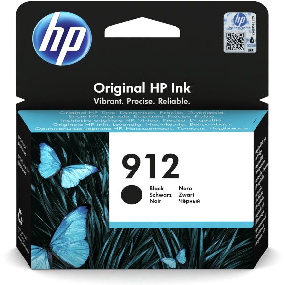 HP 912 Negro Cartucho Tinta Original - 3YL80AE
