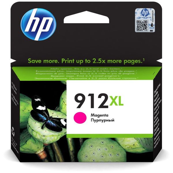 HP 912XL Magenta Cartucho Tinta Original - 3YL82AE