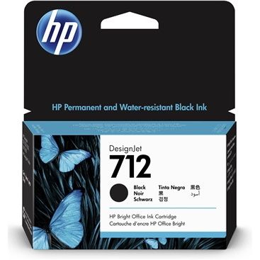 HP 712 Negro Cartucho Tinta Original - 3ED70A