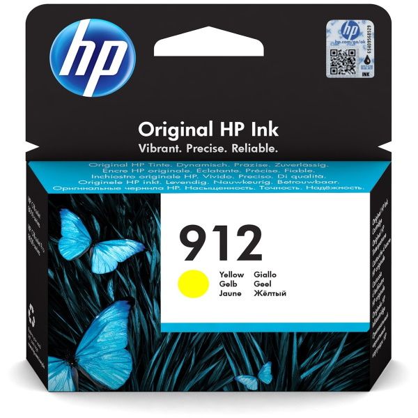 HP 912 Amarillo Cartucho Tinta Original - 3YL79AE