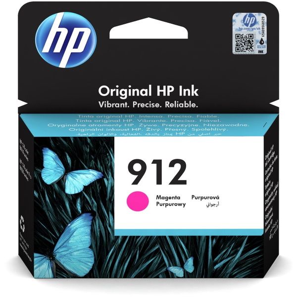 HP 912 Magenta Cartucho Tinta Original - 3YL78AE