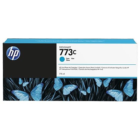 HP 773C Cyan Cartucho Tinta Original - C1Q42A
