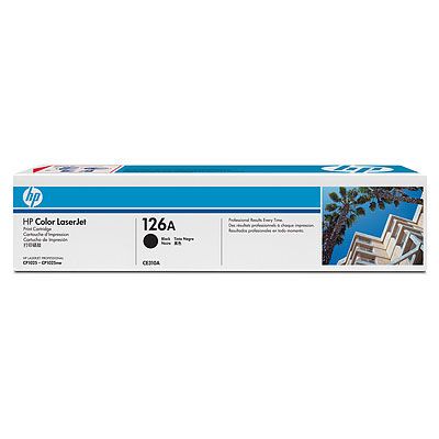 HP CE310A Negro Toner Original - 126A