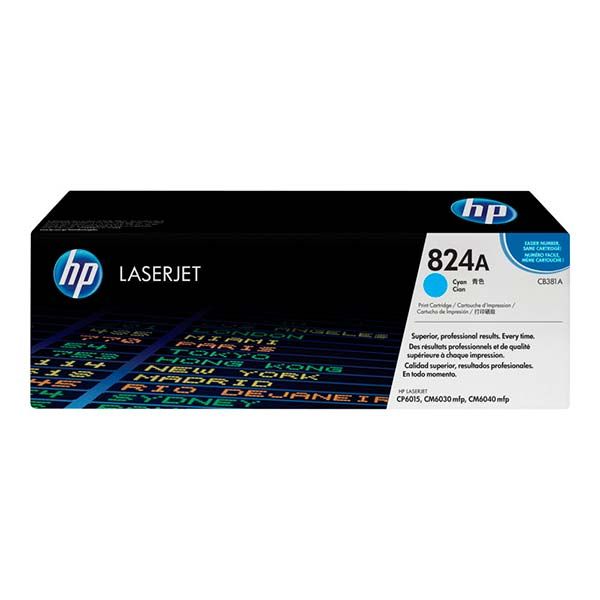 HP CB381A Cyan Toner Original - 824A