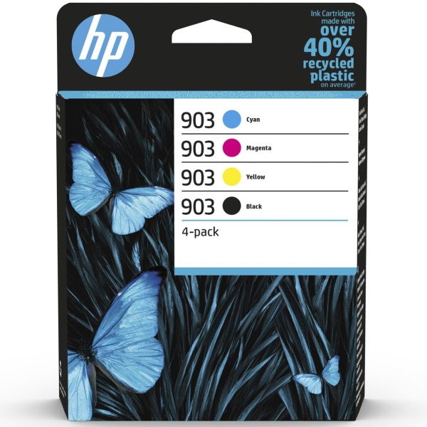 HP 903 Pack de 4 Cartuchos de Tinta Originales - 6ZC73AE