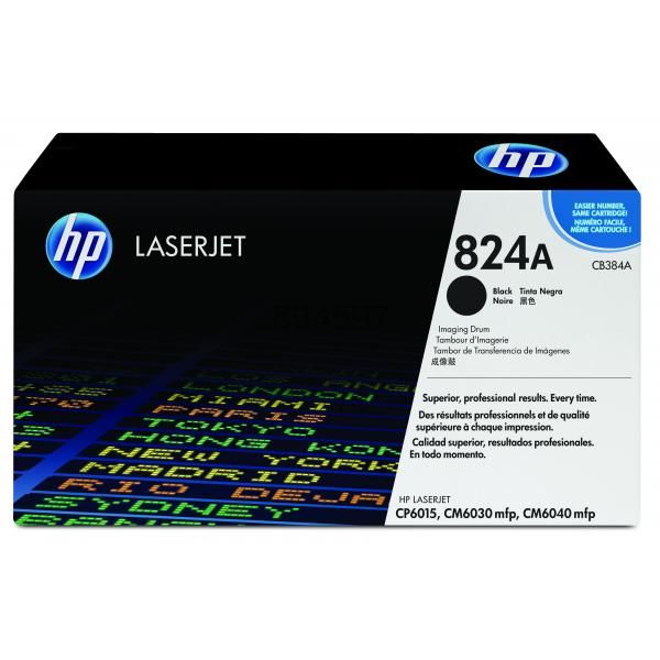 HP CB384A Negro Tambor de Imagen Original - 824A (Drum)