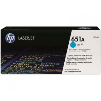 HP CE341A Cyan Toner Original - 651A