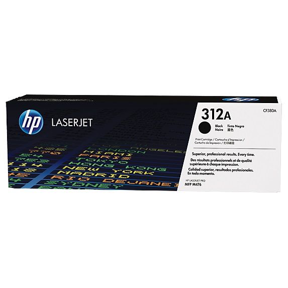 HP CF380A Negro Toner Original - 312A