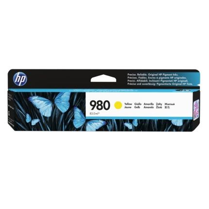 HP 980 Amarillo Cartucho Tinta Original - D8J09A
