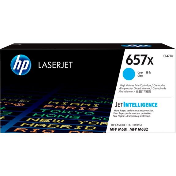 HP CF471X Cyan Toner Original - 657X