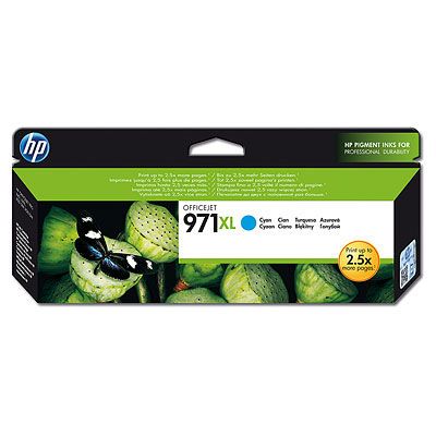 HP 971XL Cyan Cartucho Tinta Original - CN626AE