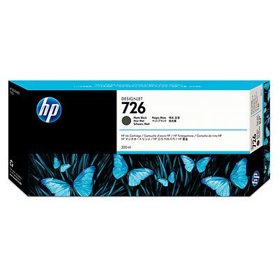 HP 726 Negro Mate Cartucho Tinta Original - CH575A