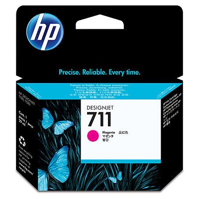HP 711 Magenta Cartucho Tinta Original - CZ131A