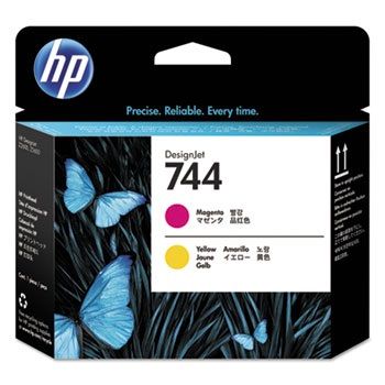 HP 744 Magenta/Amarillo Cabezal de Impresion Original - F9J87A