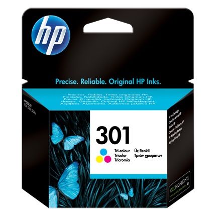 HP 301 Color Cartucho Tinta Original - CH562EE