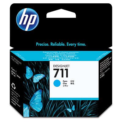 HP 711 Cyan Cartucho Tinta Original - CZ130A
