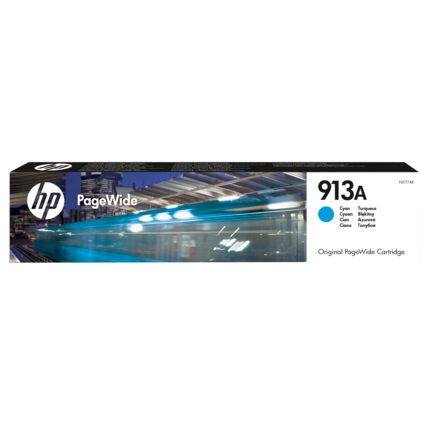 HP 913A Cyan Cartucho Tinta Original - F6T77AE