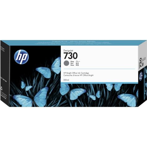 HP 730 Gris Cartucho Tinta Original - P2V72A