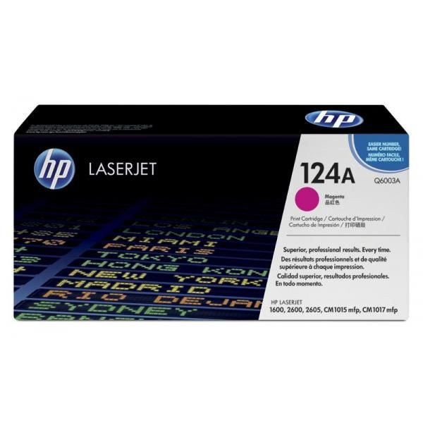 HP Q6003A Magenta Toner Original - 124A