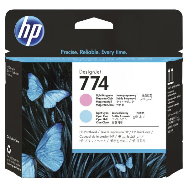 HP 774 Cabezal de Impresion Original - Cyan Light, Magenta Light - P2V98A