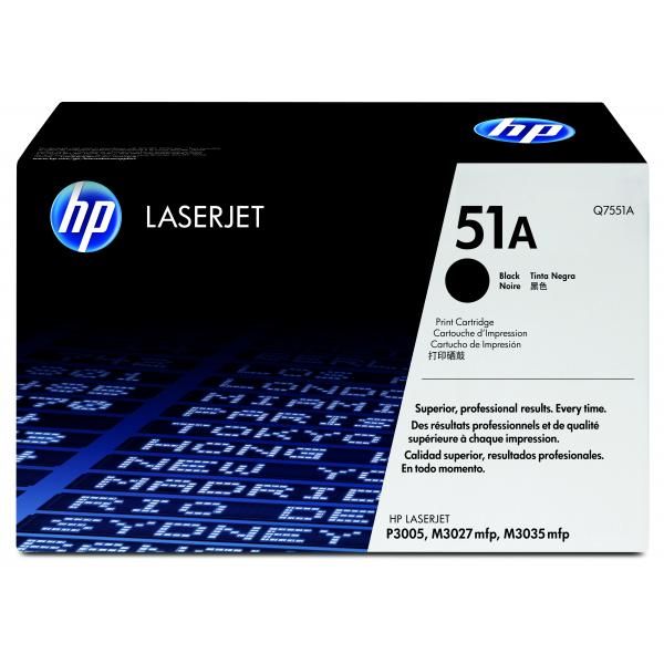 HP Q7551A Negro Toner Original - 51A