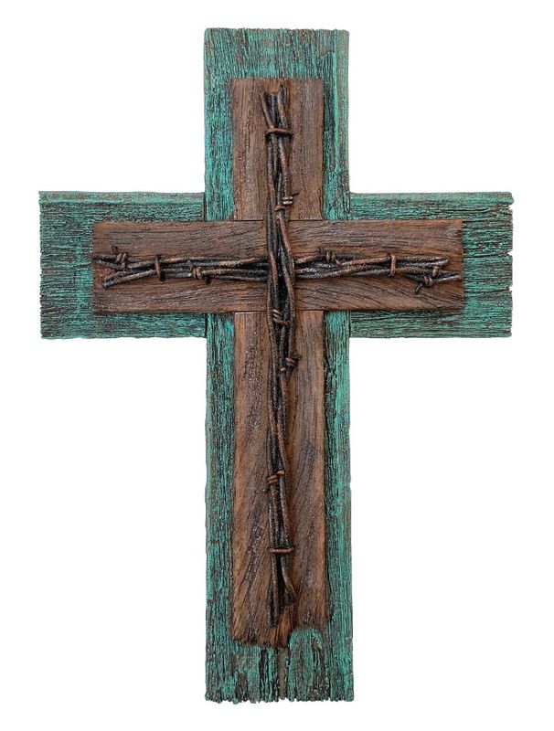 BARB WIRE CROSS