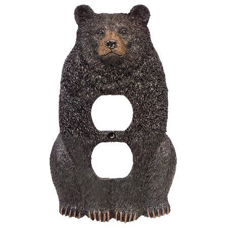 SITTING BEAR OUTLET COVER