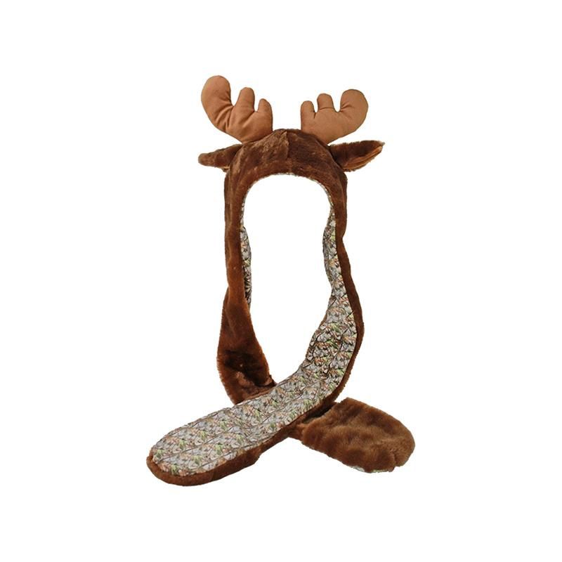 MOOSE CAMO HAT W/SCARF