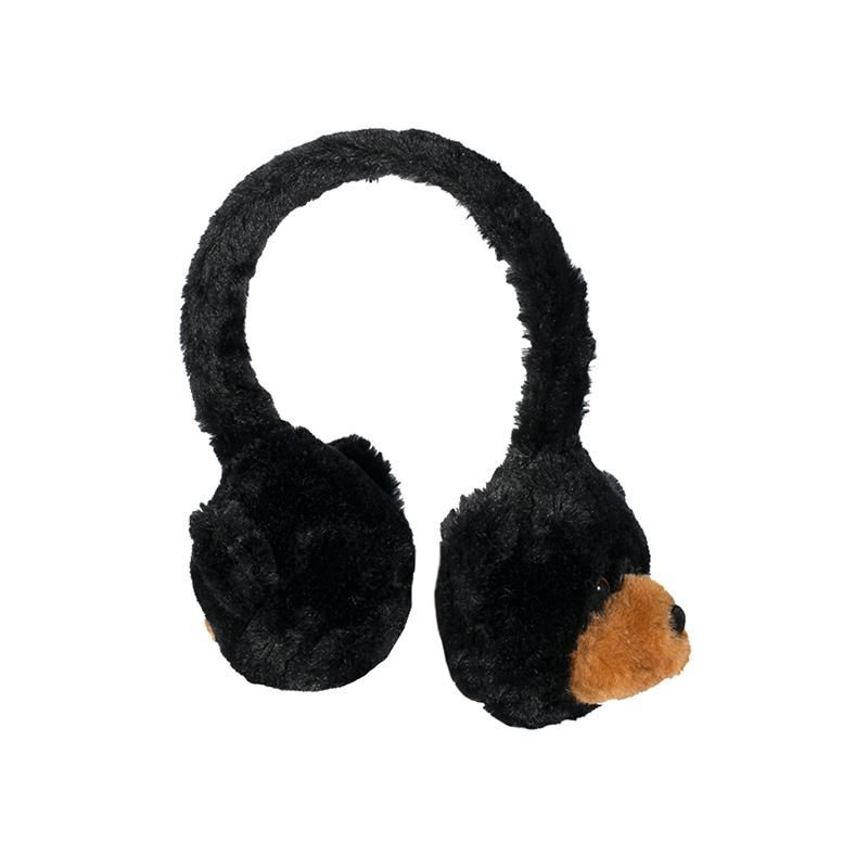 Furry adjustable bear earmuffs