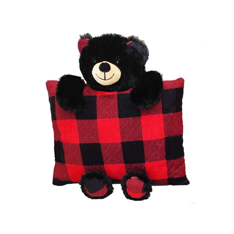 WOODSY NAPTIME BEAR PILLOW