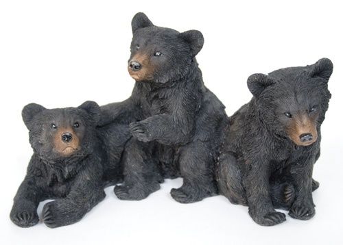Bear Cubs Figurine 3 Cubs