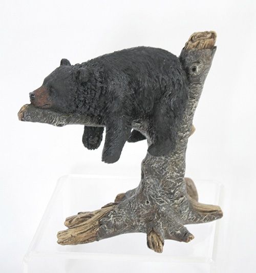 BEAR LYING ON BRANCH