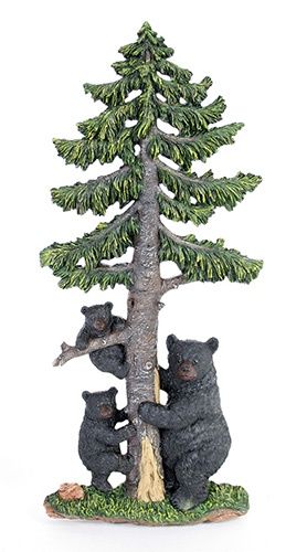 BEAR CLIMBING TREE WALL DECOR