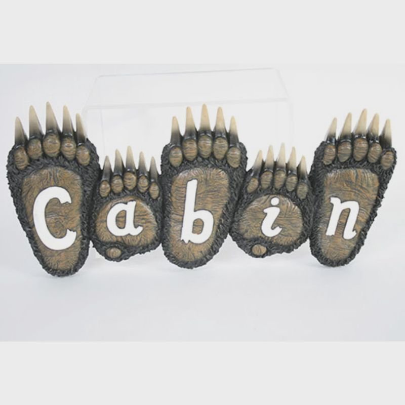 Bear Paw cabin Sign