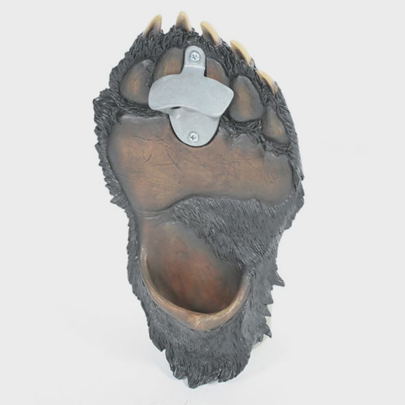 Bear Paw wall mount bottle opener