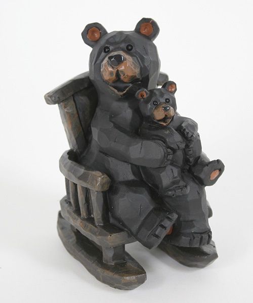 Bears in rocking chair