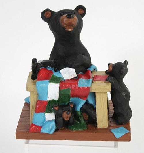 BEARS W/SEWING MACHINE