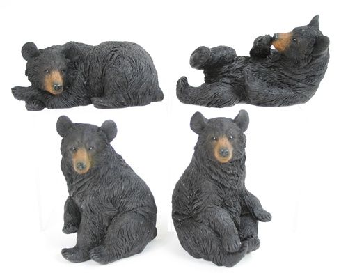 Black bears assorted 4 differen