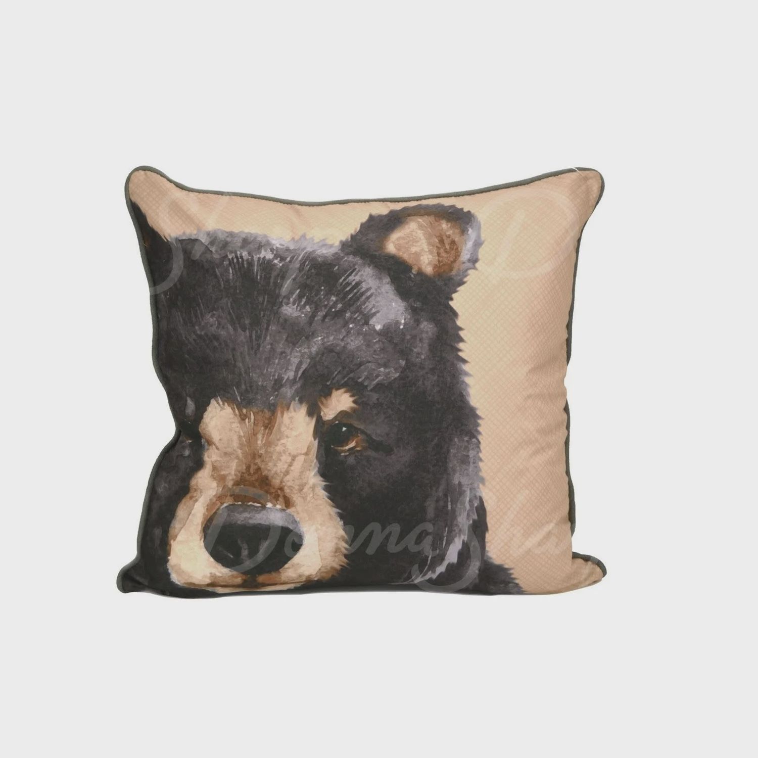 Bear face pillow