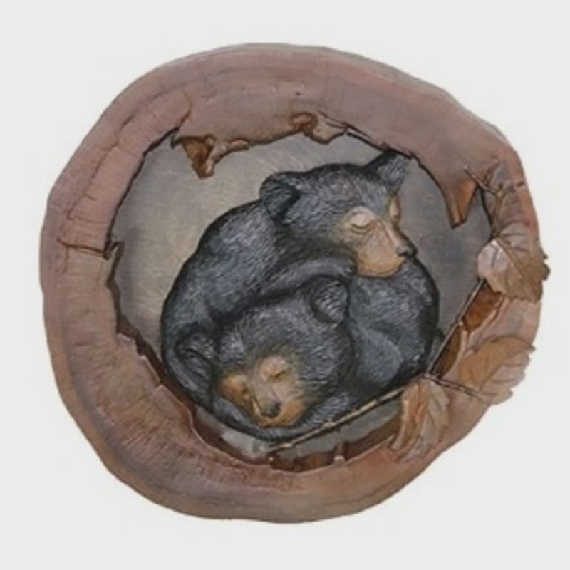 Sleeping cubs wall art