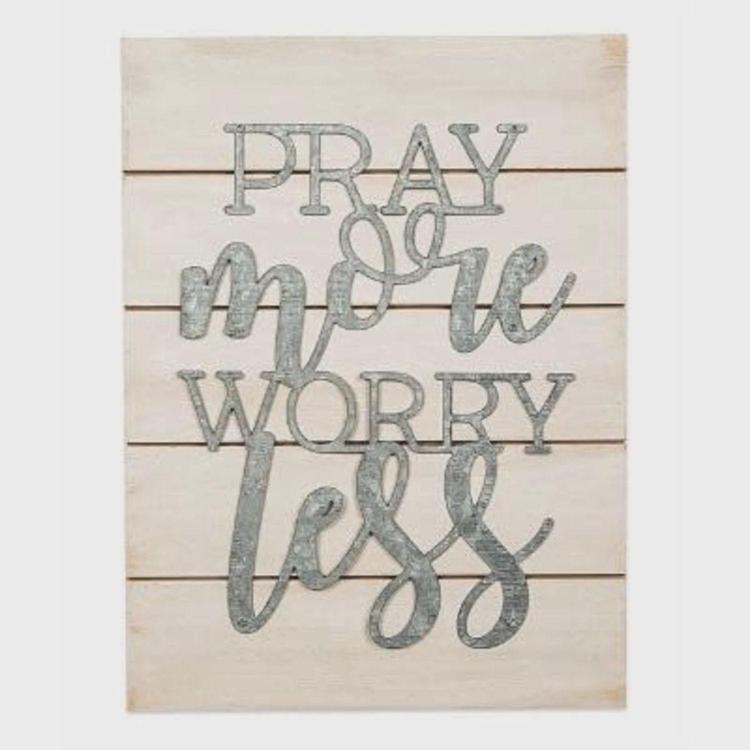 Pray more pallet sign