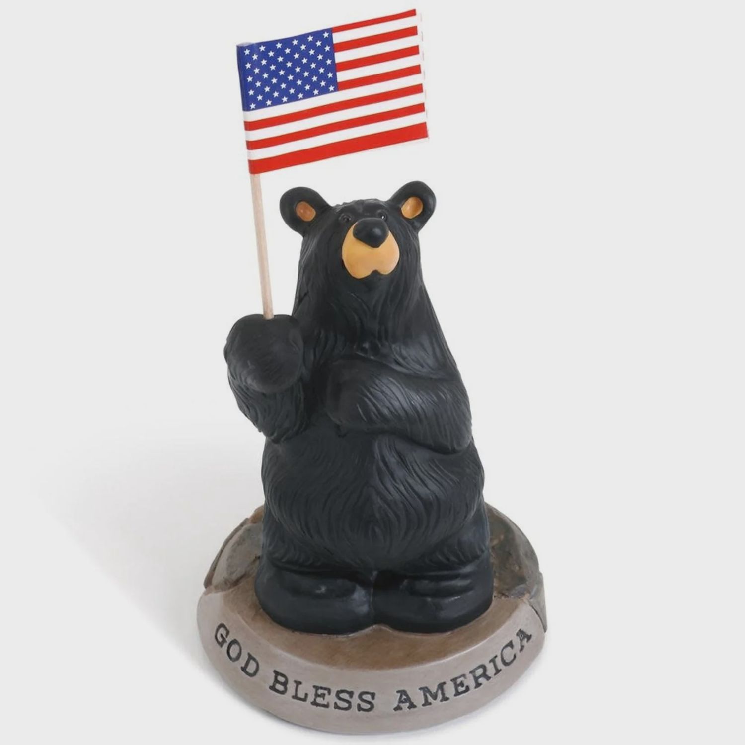 God bless america figurine